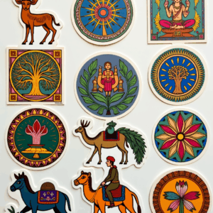 Regional Art & Symbols - Sticker Sheet v26